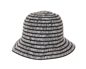 Wholesale Womens Bucket Hats - Striped Spring Hat