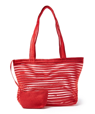 wholesale transparent bags - beach bags bulk - straw tote bag