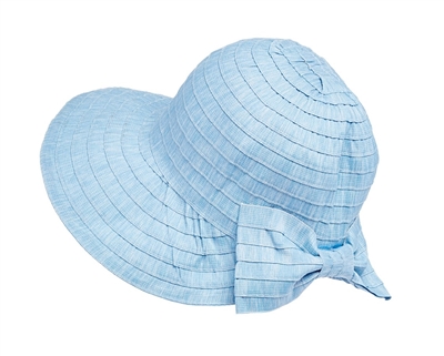 wholesale facesaver hat - packable ribbon travel cap
