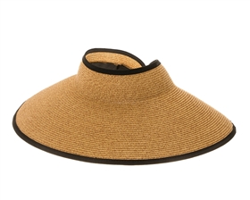 Oversized Sun Visor Hats Wholesale - Roll-Up Sun Visor Hat