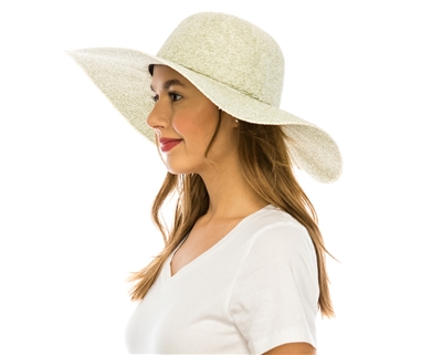 wide brim floppy sun hat