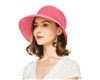 wholesale facesaver hat - split back bow ribbon hat