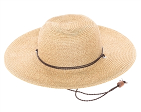 Wholesale Straw Sun Hats Chin Cord Womens Hat
