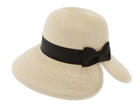 wholesale facesaver hat - split back heather hat