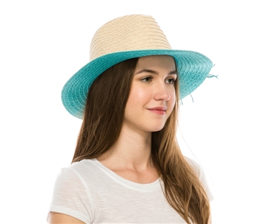 Wholesale Pop Color Underbrim Panama Hats