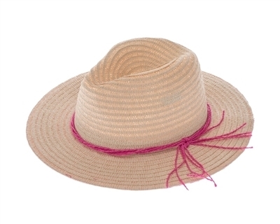 Wholesale Straw Panama Hats - Womens Straw Pink Hats Wholesale