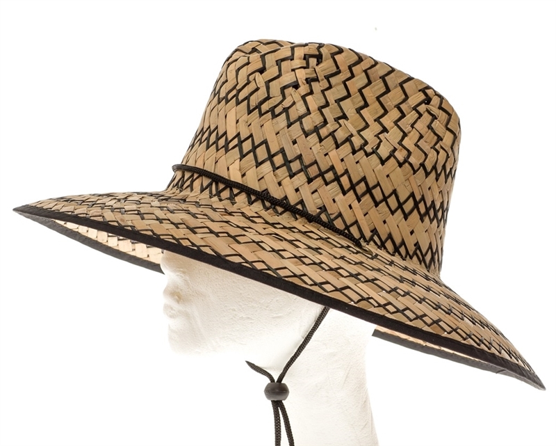 Wholesale Lifeguard Hats - UPF 50+ Straw Hats - Mens and Womens