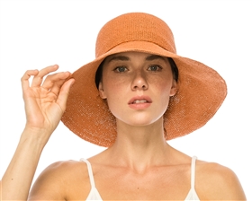 Wholesale Fine Crochet Straw Hats - Ladies Fashion Toyo Straw Sun Hat California Wholesaler Beach Hats Accessories