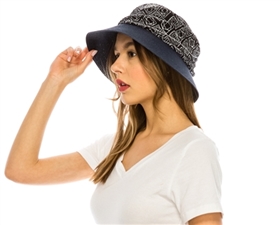 Wholesale Fashion Bucket Hats - Pleated Chiffon Bucket Hat Womens Summer Hats Wholesale