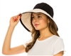 Wholesale Convertible Ribbon Sun Hat Womens Beach Straw Sun Hat