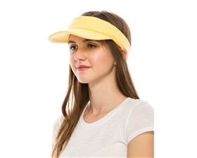 wholesale sun visors soft terry cloth womens visor