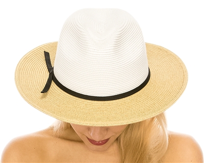 wholesale Colorblock Panama Hat