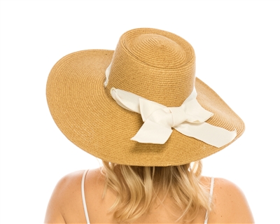 Wholesale Gambler Wide Brim Hat w/ Sash