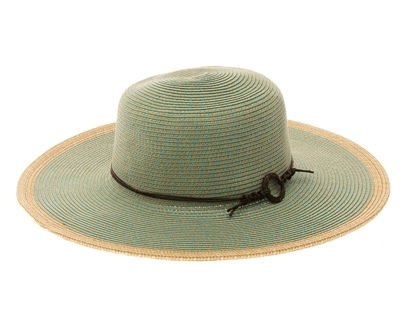 Wholesale Earth Tones Sun Hat w/ Ring
