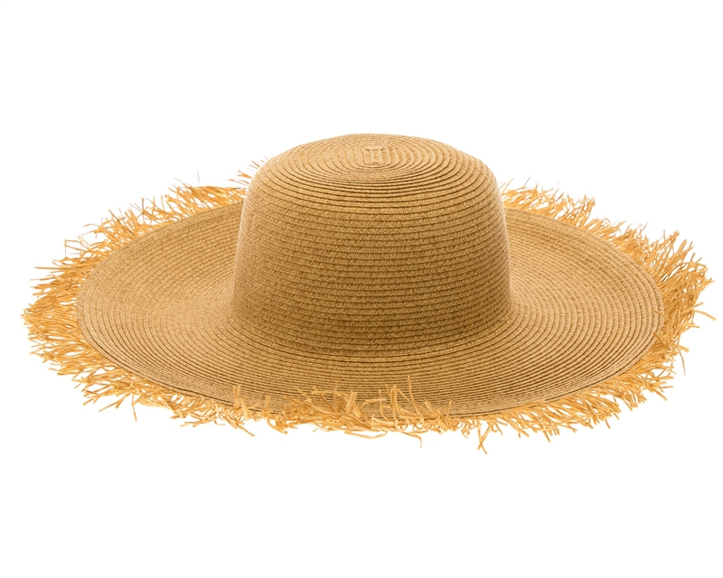 Wholesale Straw Sun Hat w/ Fringe