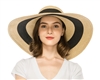 Wholesale Shapeable Striped Beach Hat