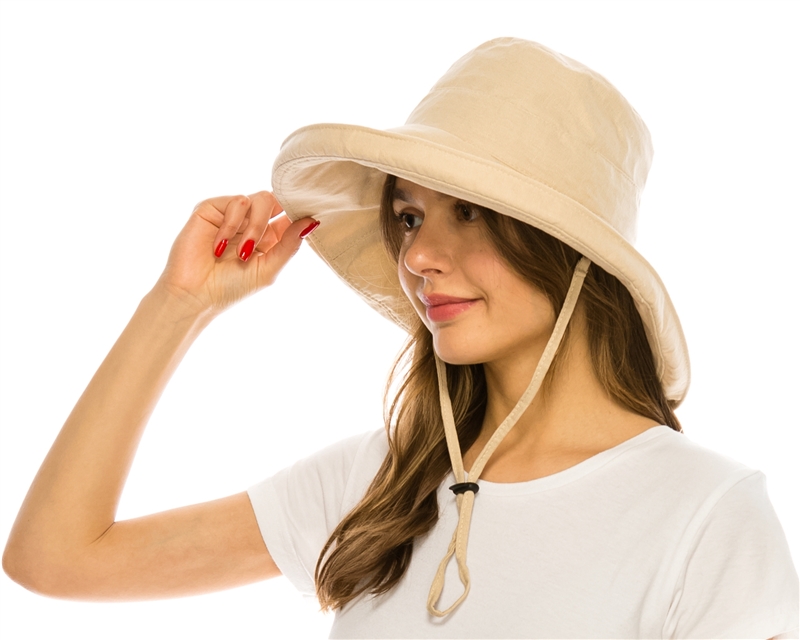 Wholesale Sun Protection Packable Hats - UPF 50+ Hats Wholesale - Womens  Protective Hats Chin Strap Wholesale - USA Hat Wholesaler
