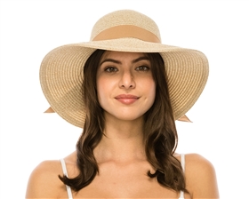 Foldable Packable Roll-Up Sun Hats - Wholesale Womens Washable Travel Hats