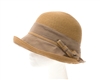 Wholesale Fine Straw Fabric Cloche Hats