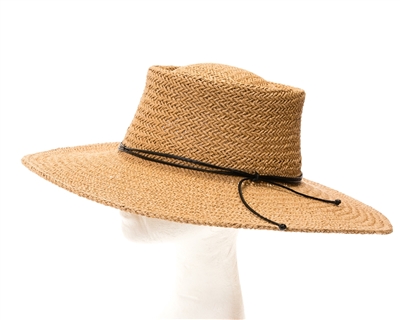 Wholesale Wide Brim Hats UPF 50+ Straw Gambler Sun Hat