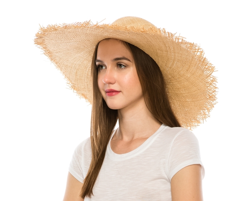 straw hat frayed