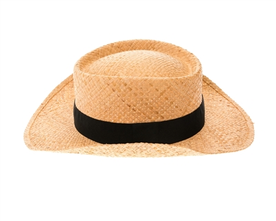 1879 Raffia Gambler Hat