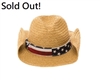 Wholesale Straw Cowboy Hats American Flag Print Band Los Angeles