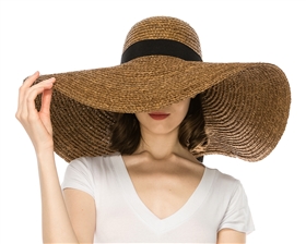 oversized raffia braid beach hat