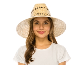 wholesale palm leaf lifeguard hat