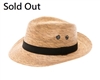 Mens Palm Leaf Fedora