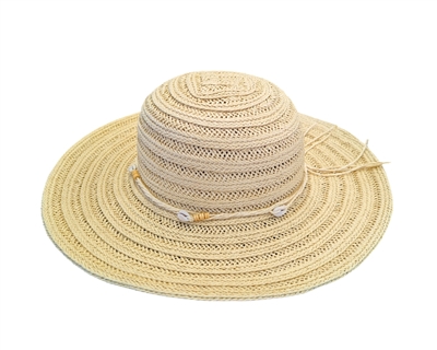 Wholesale Straw Women's Beach Hats - Buy Seashell Beach Hats