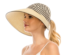 Wholesale wide brim sun visor hats - beach visors wholesale Los Angeles California