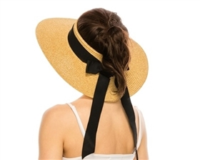 Wholesale crownless straw sun hats hats edge sun hat