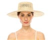wholesale peekaboo weave straw hats wholesale gambler womens sun hats summer beach hats 2023