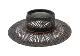 wholesale peekaboo weave straw hats wholesale gambler womens sun hats summer beach hats 2023