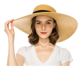 wholesale 6 inch wide brim sun hats straw hats wholesale