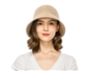Wholesale Linen Bucket Sun Hats- Wholesale Womens Packable Resort Hats