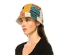 wholesale natural hemp patchwork bucket hats - hippie boho hats wholesale