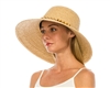Wholesale Raffia Straw Women's Beach Hats Downbrim Sun Hat
