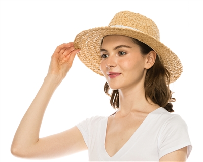 Wholesale Raffia Straw Hats - Women's Panama Sun Hat