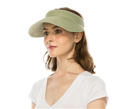Wholesale polybraid sun visors hats sun hat