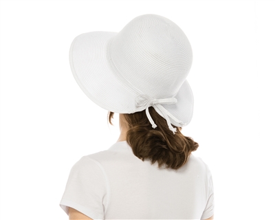 Wholesale Polybraid Straw Sun Hats Women's Beach Hat Summer