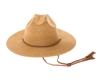 Wholesale Paper Raffia Straw Western Hats - Women's Sun Hat with Chin Cord