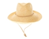 Wholesale Paper Raffia Straw Hats - Women's Sun Hat with Chin Cord