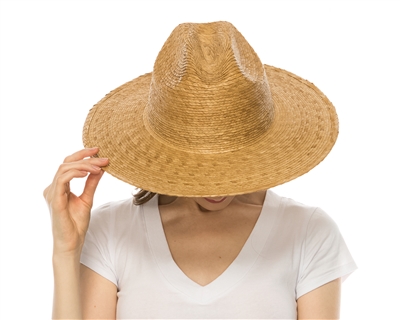 wholesale palm leaf straw cowboy hats