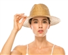 wholesale palm leaf fedora hat