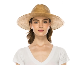 1995 Palm Leaf Straw Panama Hat