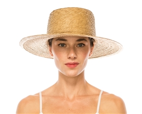 wholesale buri palm leaf women's hats - wholesale ladies straw gambler hats
