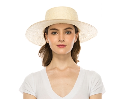 wholesale palm leaf women's gambler hat