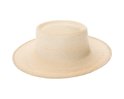 wholesale buri palm leaf women's hats - wholesale ladies straw gambler hats